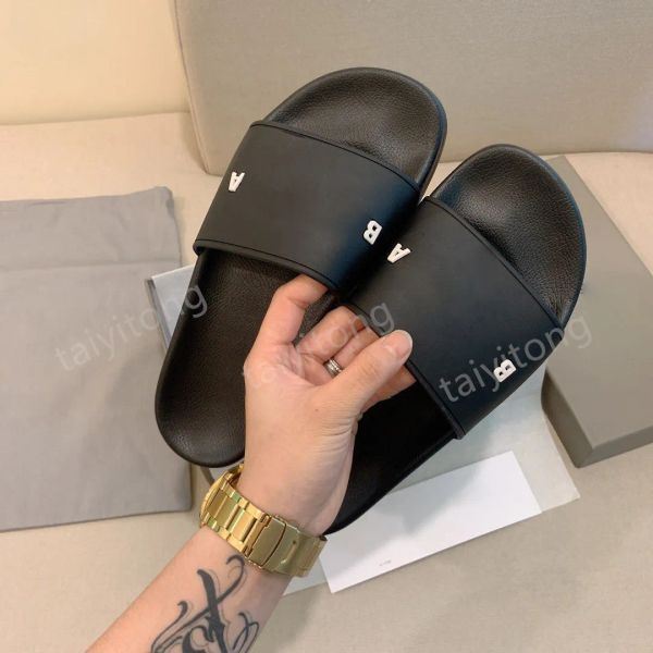 fashion slippers men women slides sandals slipper summer sandal beach flip flops with box zqi, Black
fashion slippers men women slides sandals slipper summer sandal beach flip flops with box zqi, Black