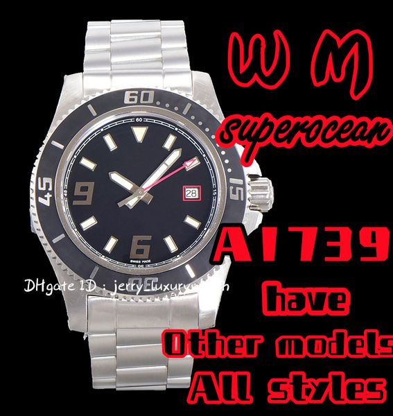 wm a1739 superocean luxury men's watch with swiss 2824 self-winding mechanical movement 44mm diameter 300 meters waterproof.nine, Slivery;brown
wm a1739 superocean luxury men's watch with swiss 2824 self-winding mechanical movement 44mm diameter 300 meters waterproof.nine, Slivery;brown