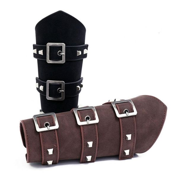 bangle punk hip hop 1pc cosplay leather armor arm viking bangles pirate knight gauntlet wristband bracer accessories mens bracelet 230511, Black
bangle punk hip hop 1pc cosplay leather armor arm viking bangles pirate knight gauntlet wristband bracer accessories mens bracelet 230511, Black