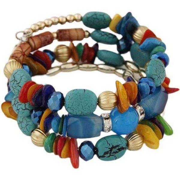 0603 bracelet vintage gravel head turquoise shell beaded multi layer winding bracelets, Golden;silver
0603 bracelet vintage gravel head turquoise shell beaded multi layer winding bracelets, Golden;silver