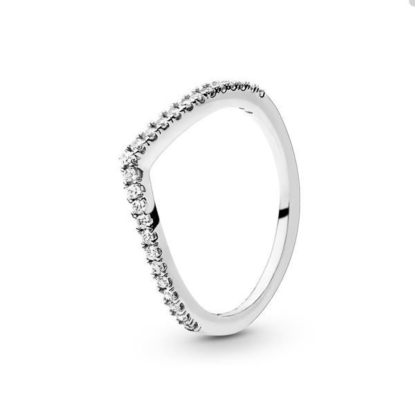 sparkling wishbone stacking ring for pandora 925 sterling silver wedding party jewelry designer rings for women girlfriend's crystal di, Slivery;golden
sparkling wishbone stacking ring for pandora 925 sterling silver wedding party jewelry designer rings for women girlfriend's crystal di, Slivery;golden