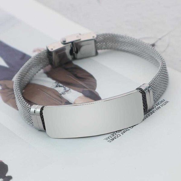 stainless steel ornament light charm plate processing lettering business couple titanium bracelet wholesale, Golden;silver
stainless steel ornament light charm plate processing lettering business couple titanium bracelet wholesale, Golden;silver