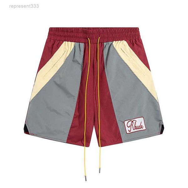rhude shorts american niche trendy embroidered color matching tie up elastic men's and casual sports shorts uyr8, White;black
rhude shorts american niche trendy embroidered color matching tie up elastic men's and casual sports shorts uyr8, White;black