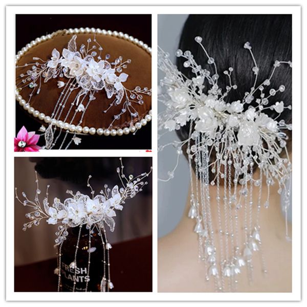 qt-0016-a bridal headwear fashion handmade beaded flower hair comb headwear wedding dresses and makeup travel hair accessories, Silver 
qt-0016-a bridal headwear fashion handmade beaded flower hair comb headwear wedding dresses and makeup travel hair accessories, Silver