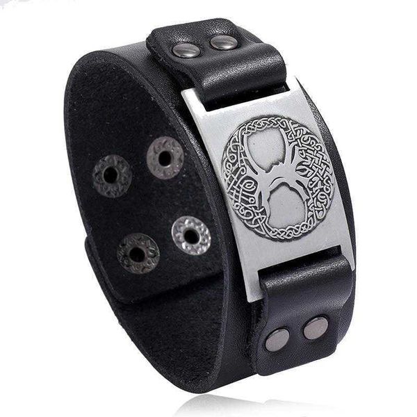 ornament viking totem tree cattle leather bracelet vintage weave punk mens width, Golden;silver
ornament viking totem tree cattle leather bracelet vintage weave punk mens width, Golden;silver