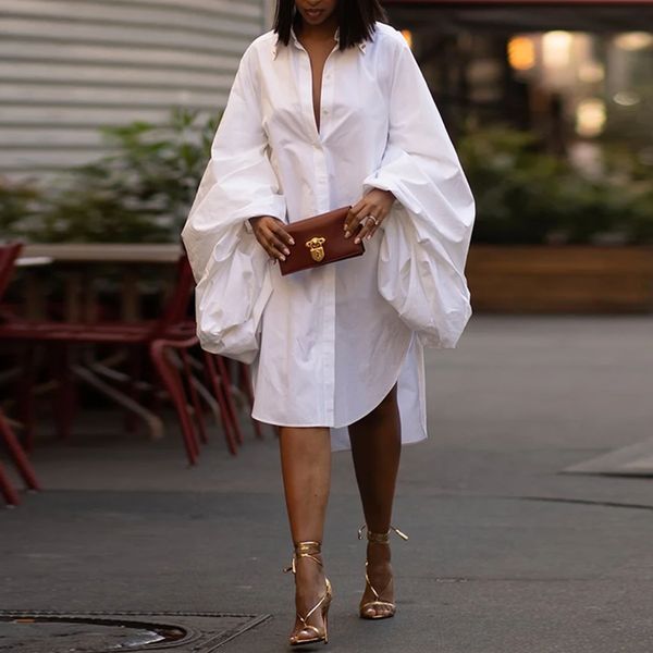 casual dresses yeezzi female fashion white statement puff sleeves loose pleated split-side solid color lapel collar midi for women 230511, Black;gray
casual dresses yeezzi female fashion white statement puff sleeves loose pleated split-side solid color lapel collar midi for women 230511, Black;gray