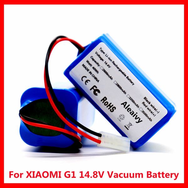 14.8v 3500mah 3200mah 2800mah 2600mah li-ion battery for xiaomi g1 mi robot vacuum-mop essential mjstg1 robot vacuum cleaner 18650 batteries
14.8v 3500mah 3200mah 2800mah 2600mah li-ion battery for xiaomi g1 mi robot vacuum-mop essential mjstg1 robot vacuum cleaner 18650 batteries