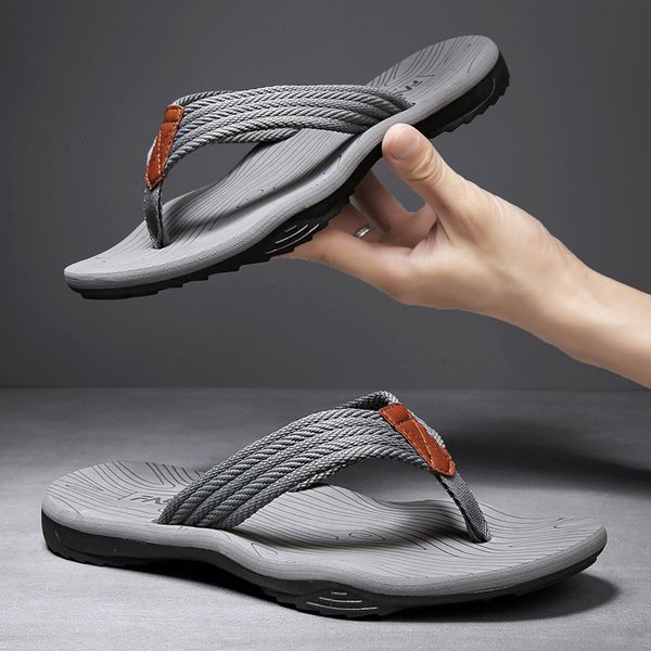 slippers brand fashion men flip flops summer nonslip casual breathable platform beach outdoor 230510, Black
slippers brand fashion men flip flops summer nonslip casual breathable platform beach outdoor 230510, Black