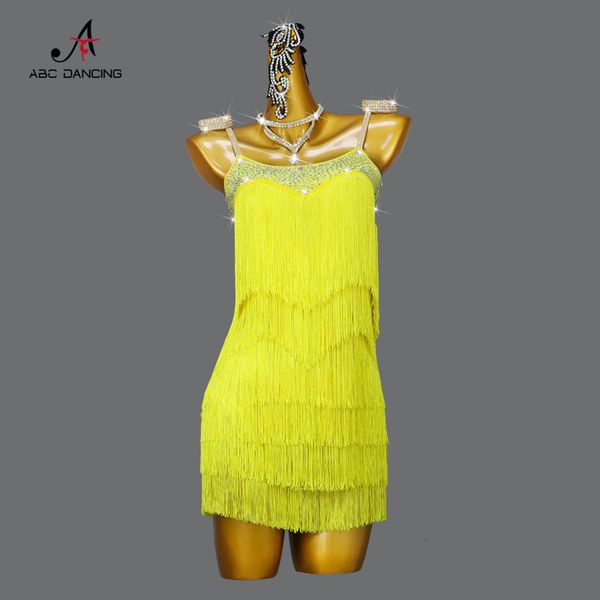 skirt professional yellow girl fringe skirt women dance competition costume outdoor ballroom performance dress salsa wear 230511, Black;white
skirt professional yellow girl fringe skirt women dance competition costume outdoor ballroom performance dress salsa wear 230511, Black;white