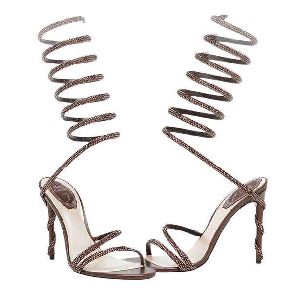 rene caovilla cleo open toe sandals crystal embellished spiral wrap around sandals twining rhinestone sandal women rainbow stiletto heels sh, Black
rene caovilla cleo open toe sandals crystal embellished spiral wrap around sandals twining rhinestone sandal women rainbow stiletto heels sh, Black