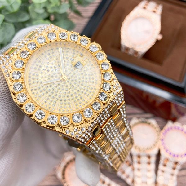 men's watch with diamond inlay, stainless steel strap, quartz watch, fashionable and trendy men's aaa watch, Slivery;brown
men's watch with diamond inlay, stainless steel strap, quartz watch, fashionable and trendy men's aaa watch, Slivery;brown