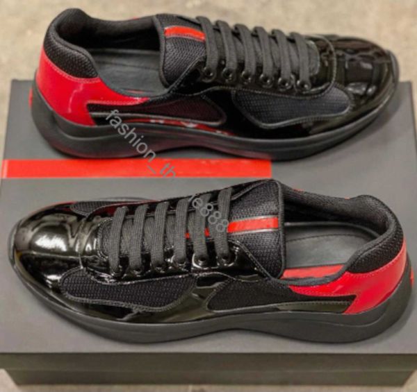 perfect americas cup designer sneakers shoes patent leather and nylon sports luxury mens skateboard runner casual outdoor walking, Black
perfect americas cup designer sneakers shoes patent leather and nylon sports luxury mens skateboard runner casual outdoor walking, Black