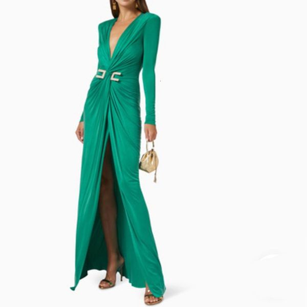 party dresses classic long vneck spandex evening with slit sheath pleated floor length prom formal dress for women 230510, White;black
party dresses classic long vneck spandex evening with slit sheath pleated floor length prom formal dress for women 230510, White;black