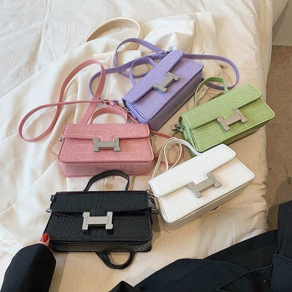 50% off 2023 fashion handbag s new stone small square macaron crossbody crocodile pattern women's bag
50% off 2023 fashion handbag s new stone small square macaron crossbody crocodile pattern women's bag