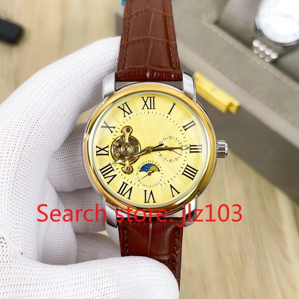 lls men's mechanical watch, automatic mechanical movement, tourbillon watch, size: surface diameter 42mm, sapphire mirror,yy
lls men's mechanical watch, automatic mechanical movement, tourbillon watch, size: surface diameter 42mm, sapphire mirror,yy