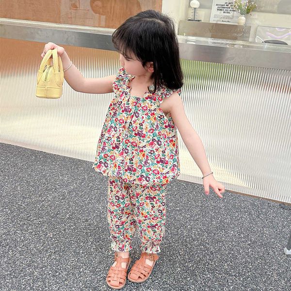 clothing sets kids summer clothes floral pattern girls outfits vest + short girls clothes casual style kid clothes aa230510, White
clothing sets kids summer clothes floral pattern girls outfits vest + short girls clothes casual style kid clothes aa230510, White