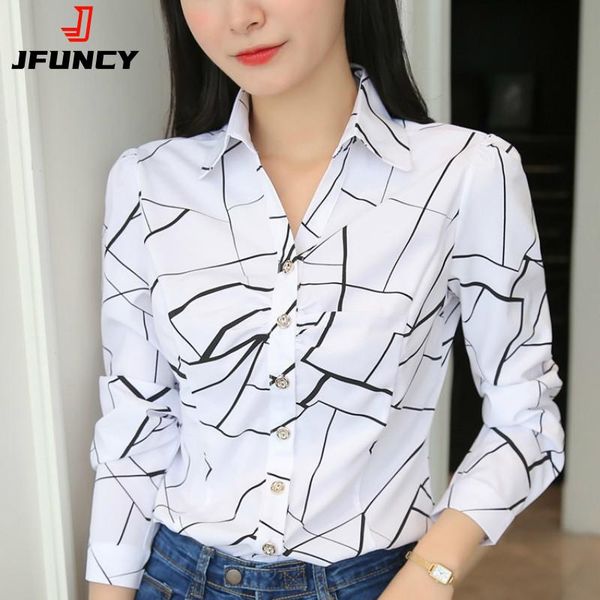shirts jfuncy women and blouses 2022 stripe print elegant long sleeve office lady work wear shirts female slim blusas, White
shirts jfuncy women and blouses 2022 stripe print elegant long sleeve office lady work wear shirts female slim blusas, White