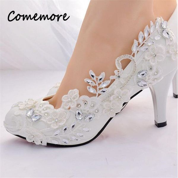 dress shoes comemore white wedding bride pumps high heels elegant luxury women dress shoes luxury woman sandals summer footwear party 230511, Black
dress shoes comemore white wedding bride pumps high heels elegant luxury women dress shoes luxury woman sandals summer footwear party 230511, Black