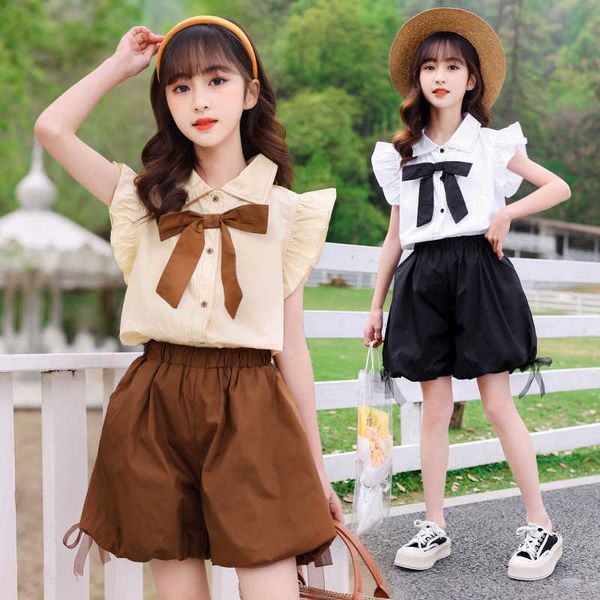 clothing sets girl clothes summer kids cute bow shirt + shorts 2pcs sets fashion fly sleeve children outfits teen girl costume 6 8 9 12 year, White
clothing sets girl clothes summer kids cute bow shirt + shorts 2pcs sets fashion fly sleeve children outfits teen girl costume 6 8 9 12 year, White