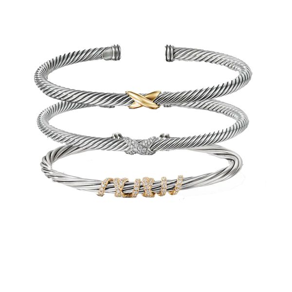 trend bracelet jewelry gold charm designer women platinum twisted wire bracelets selling jewelrys bangle, Black
trend bracelet jewelry gold charm designer women platinum twisted wire bracelets selling jewelrys bangle, Black
