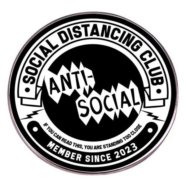anti social social keep social distance brooch cute anime movies games hard enamel pins collect metal cartoon brooch backpack hat bag collar, Blue
anti social social keep social distance brooch cute anime movies games hard enamel pins collect metal cartoon brooch backpack hat bag collar, Blue