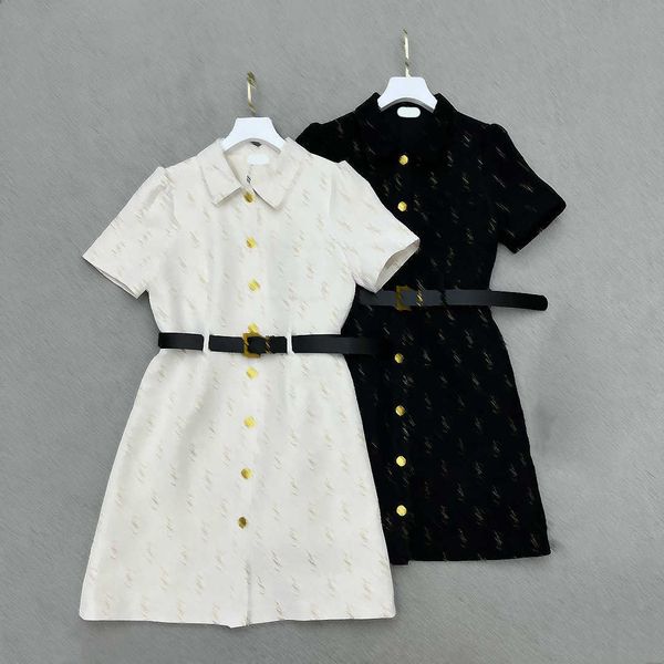 fashion dress brand logo solid color belt decorative casual dress slim fit loose breathable a-type skirt temperament luxurious women clothin, Black;gray
fashion dress brand logo solid color belt decorative casual dress slim fit loose breathable a-type skirt temperament luxurious women clothin, Black;gray