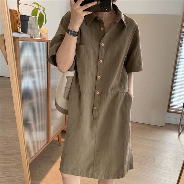 casual dresses -4xl summer cotton and linen women's dress simple temperament casual straight v-neck pullover shirt dress 230511, Black;gray
casual dresses -4xl summer cotton and linen women's dress simple temperament casual straight v-neck pullover shirt dress 230511, Black;gray