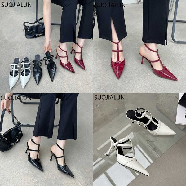 sandals spring new pointed toe women sandal fashion ankle starp thin high heel ladies elegant pumps dress slingback shoes 230316, Black
sandals spring new pointed toe women sandal fashion ankle starp thin high heel ladies elegant pumps dress slingback shoes 230316, Black