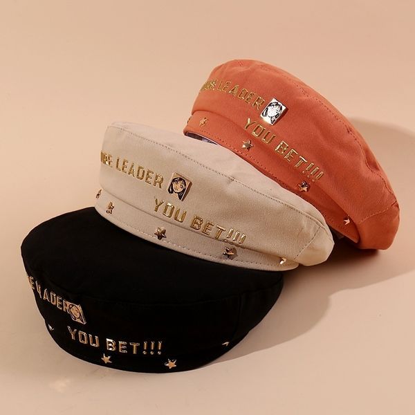 berets golden letter beret womens british hat japanese beret painter hat berets sboy hat 230511, Blue;gray
berets golden letter beret womens british hat japanese beret painter hat berets sboy hat 230511, Blue;gray