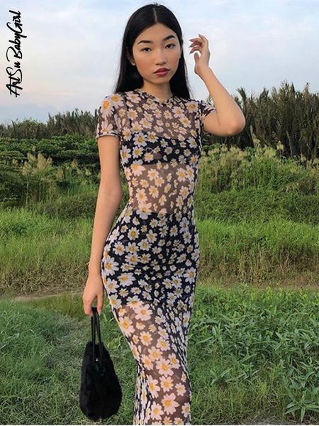 casual dresses short sleeve daisies print mesh see-through maxi dress summer women fashion streetwear outfit sundress 230511, Black;gray
casual dresses short sleeve daisies print mesh see-through maxi dress summer women fashion streetwear outfit sundress 230511, Black;gray