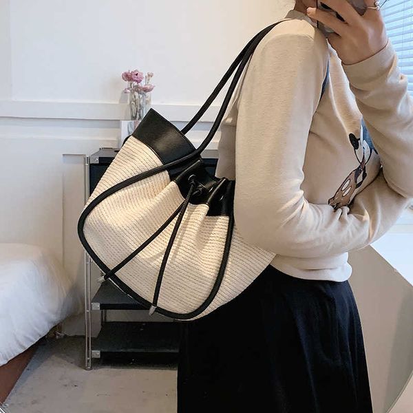 nxy small straw bags for women summer underarm lady travel purses and handbags female shoulder simple side bag 230424
nxy small straw bags for women summer underarm lady travel purses and handbags female shoulder simple side bag 230424