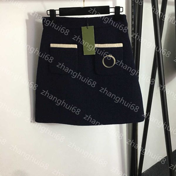 23ss mini skirt womens designer clothing designer skirts gg embroidery pocket tweed high-waisted short half skirt women clothes, Black
23ss mini skirt womens designer clothing designer skirts gg embroidery pocket tweed high-waisted short half skirt women clothes, Black