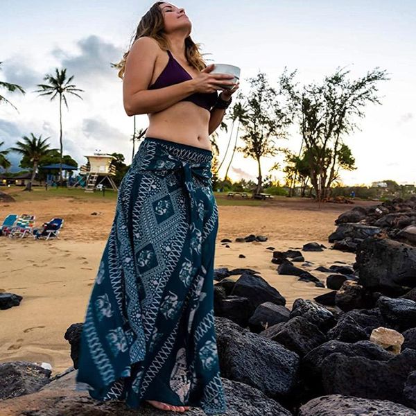 swimwear boho skirts women rayon beach long dress summer bohemian jupe longue femme elastic waist print floral bandage halter hippie, White;black
swimwear boho skirts women rayon beach long dress summer bohemian jupe longue femme elastic waist print floral bandage halter hippie, White;black