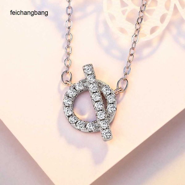 luxury h ermes designer necklace south korean 925 sterling silver with ins network red crowd design full diamond simple geometry round penda, Black
luxury h ermes designer necklace south korean 925 sterling silver with ins network red crowd design full diamond simple geometry round penda, Black