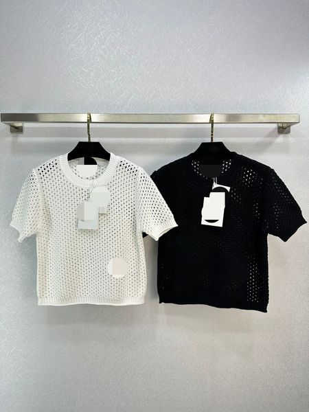 429 2023 runway summer brand same style sweater short sleeve pullover crew neck white black fashion clothes womens weilank02
429 2023 runway summer brand same style sweater short sleeve pullover crew neck white black fashion clothes womens weilank02