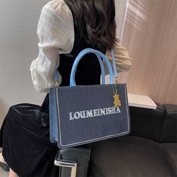 21% off 2023 fashion handbag women's small and high class hand tote new denim personalized embroidered letter one shoulder crossbody ba
21% off 2023 fashion handbag women's small and high class hand tote new denim personalized embroidered letter one shoulder crossbody ba
