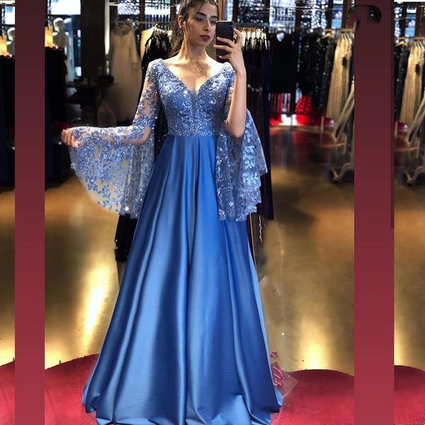 party dresses royal blue long sleeve evening aline lace appliques sequins shiny prom gown satin vneck floor length 230510, White;black
party dresses royal blue long sleeve evening aline lace appliques sequins shiny prom gown satin vneck floor length 230510, White;black