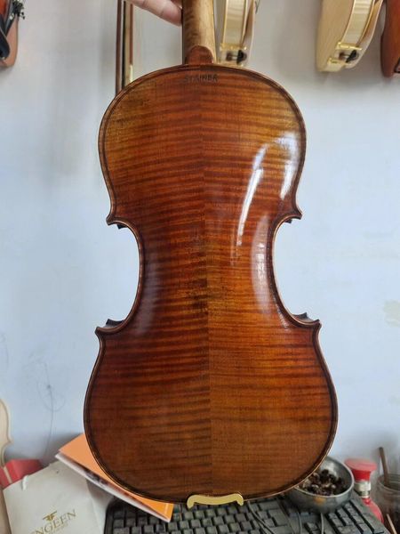 4/4 violin stainer model solid flamed maple back spruce hand made k1
4/4 violin stainer model solid flamed maple back spruce hand made k1