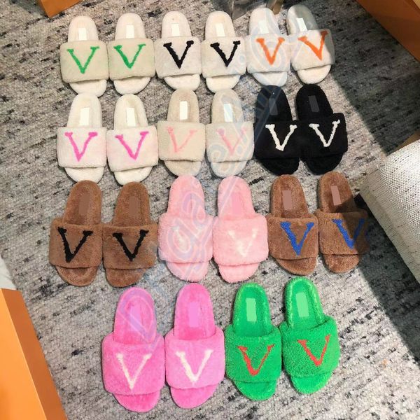 luxury designer slide sandals slipper fashion embroidered 1vs flat women fleece shoes warm and comfortable drag women's slippers autumn, Black
luxury designer slide sandals slipper fashion embroidered 1vs flat women fleece shoes warm and comfortable drag women's slippers autumn, Black