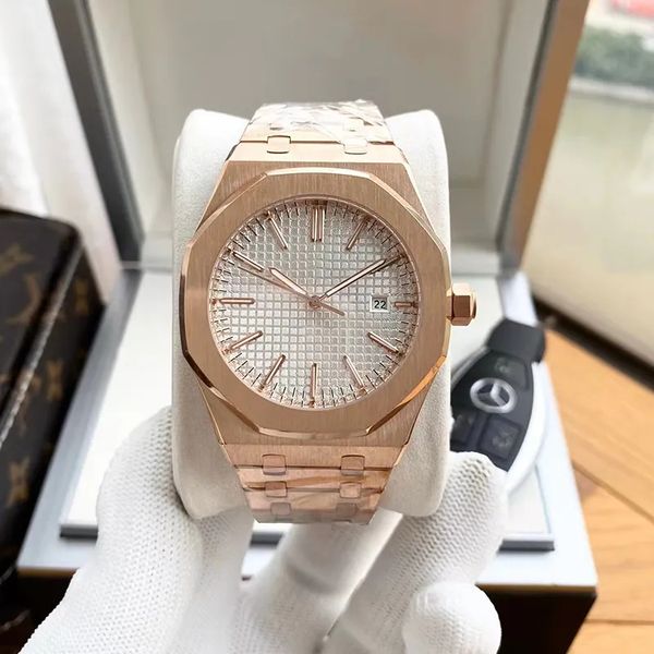 men's luxury automatic movement watch rose gold size 42mm 904l stainless steel strap sapphire orologio., Slivery;golden
men's luxury automatic movement watch rose gold size 42mm 904l stainless steel strap sapphire orologio., Slivery;golden