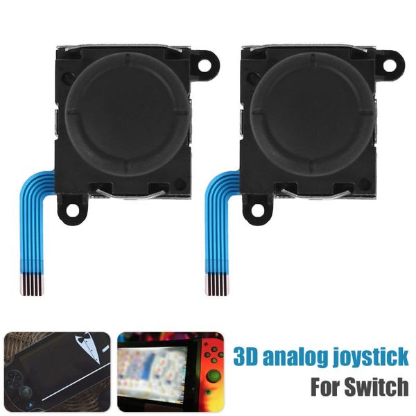 Image of Game Controllers & Joysticks 2Pcs 3D Analog Joystick Thumbstick For Switch Joy-Con ControllerGame GameGame