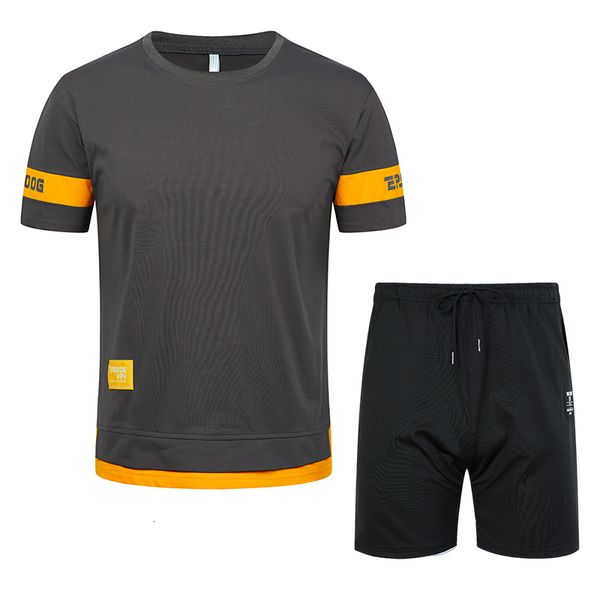 men's tracksuits men t-shirt shorts sets summer casual patchwork short sleeve tracksuit mens korean clothing fashion sport suit streetw, Gray
men's tracksuits men t-shirt shorts sets summer casual patchwork short sleeve tracksuit mens korean clothing fashion sport suit streetw, Gray