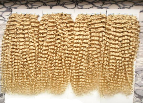 613 bleach blonde tape in human hair extensions 10quot26quot 400g 160pcs kinky curly european skin weft human hair extension2615779, Black
613 bleach blonde tape in human hair extensions 10quot26quot 400g 160pcs kinky curly european skin weft human hair extension2615779, Black