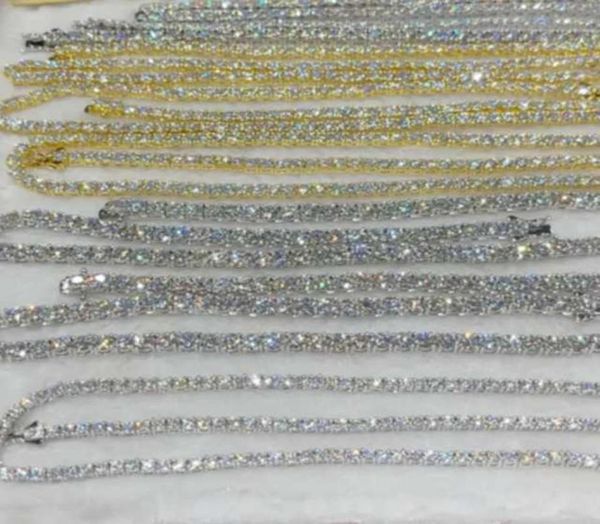 factory whole iced out 925 vvs moissanite diamond tennis chain bracelet necklace 3mm 4mm 5mm 6mm 8mm custom 10k 14k gold7667224, Silver
factory whole iced out 925 vvs moissanite diamond tennis chain bracelet necklace 3mm 4mm 5mm 6mm 8mm custom 10k 14k gold7667224, Silver