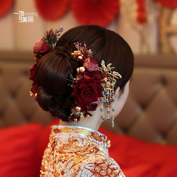 qt-0016-a red biomimetic flower xiuhe headwear hair clip, red flower headwear earring set, wedding studio pgraphy, flower hair accessories,, Silver
qt-0016-a red biomimetic flower xiuhe headwear hair clip, red flower headwear earring set, wedding studio pgraphy, flower hair accessories,, Silver