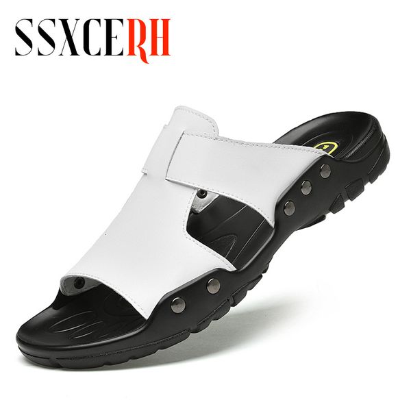 slippers brand genuine leather summer men shoes casual outdoor flip flop indoor nonslip fashion beach sandals big size 3752 230510, Black
slippers brand genuine leather summer men shoes casual outdoor flip flop indoor nonslip fashion beach sandals big size 3752 230510, Black
