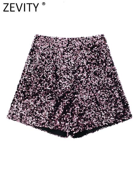 women's shorts zevity women fashion pleats design sequined bermuda office lady zipper fly casual chic retro slim pantalone cortos p3012, White;black
women's shorts zevity women fashion pleats design sequined bermuda office lady zipper fly casual chic retro slim pantalone cortos p3012, White;black