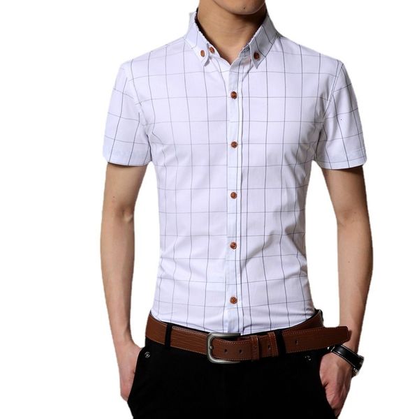 men's casual shirts male shirts men fashion brand short sleeve men dress shirt casual plaid shirt slim fit cotton social shirts 5xl 230, White;black
men's casual shirts male shirts men fashion brand short sleeve men dress shirt casual plaid shirt slim fit cotton social shirts 5xl 230, White;black