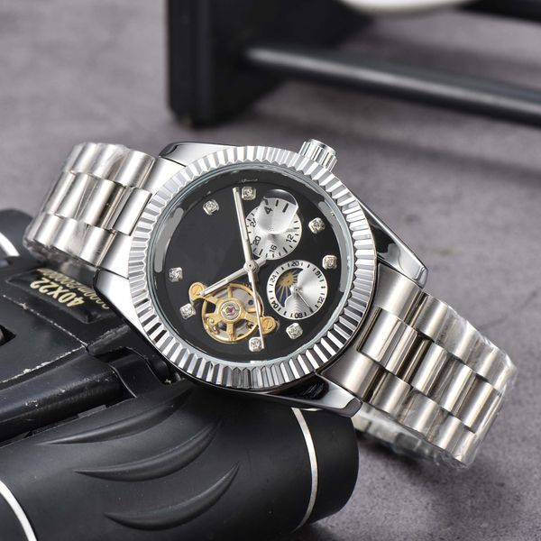 watch automatic mechanical mens watches 42mm silver wristband waterproof all stainless steel wristband fashion designer wristwatch ro5, Slivery;brown
watch automatic mechanical mens watches 42mm silver wristband waterproof all stainless steel wristband fashion designer wristwatch ro5, Slivery;brown
