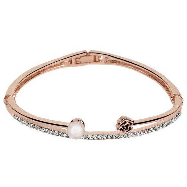 rose gold ornament fashion bracelet pearl fresh womens bangle jewelry, Golden;silver
rose gold ornament fashion bracelet pearl fresh womens bangle jewelry, Golden;silver